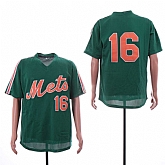 Mets 16 Dwight Gooden Green Mesh Throwback Jersey Sguo,baseball caps,new era cap wholesale,wholesale hats
